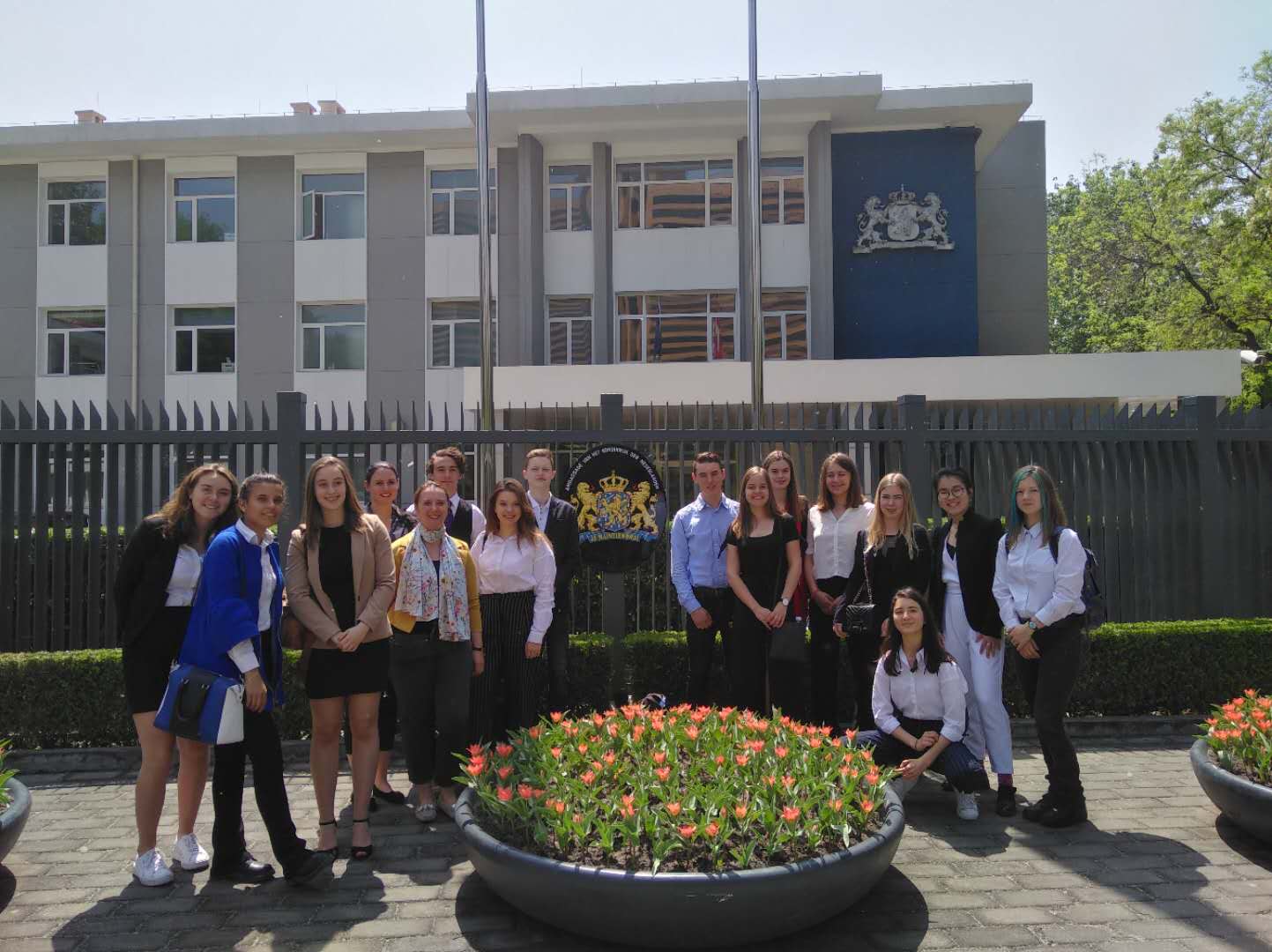 Globi trainees at the Dutch Embassy in Beijing